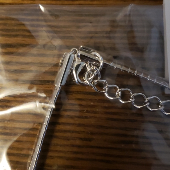 ⭐SALE⭐ Silver necklace with blue heart stone - Picture 3 of 3